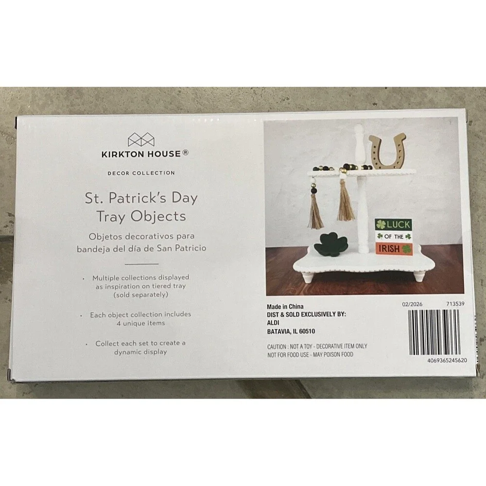 Kirkton House Irish Decor Ireland St. Patrick’s Day New In Sealed Box